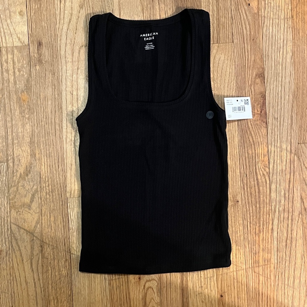 NWT American Eagle Outfitters Classic Black Tank Top